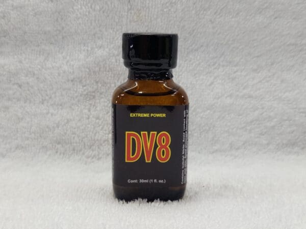 A bottle of dv 8