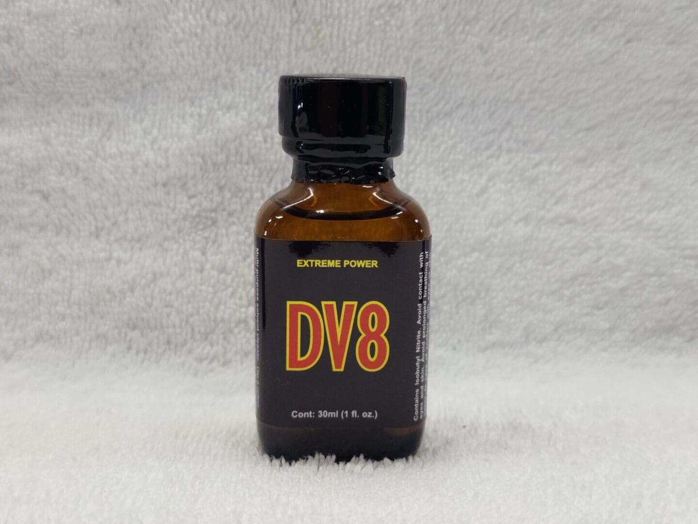 A bottle of dv 8