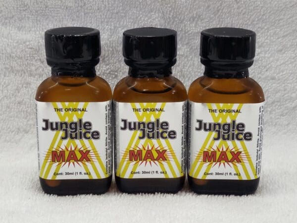 Three bottles of jungle juice max