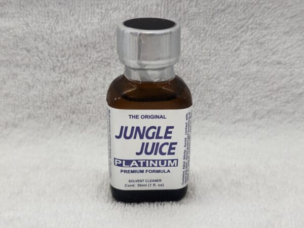 A bottle of jungle juice platinum