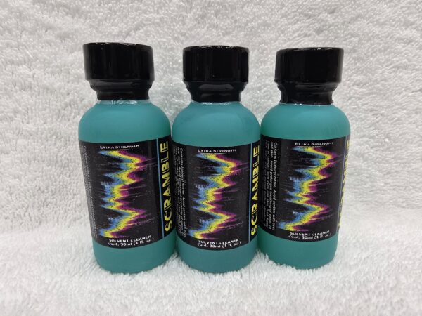 Scramble 30ml Solvent Cleaner 3pk