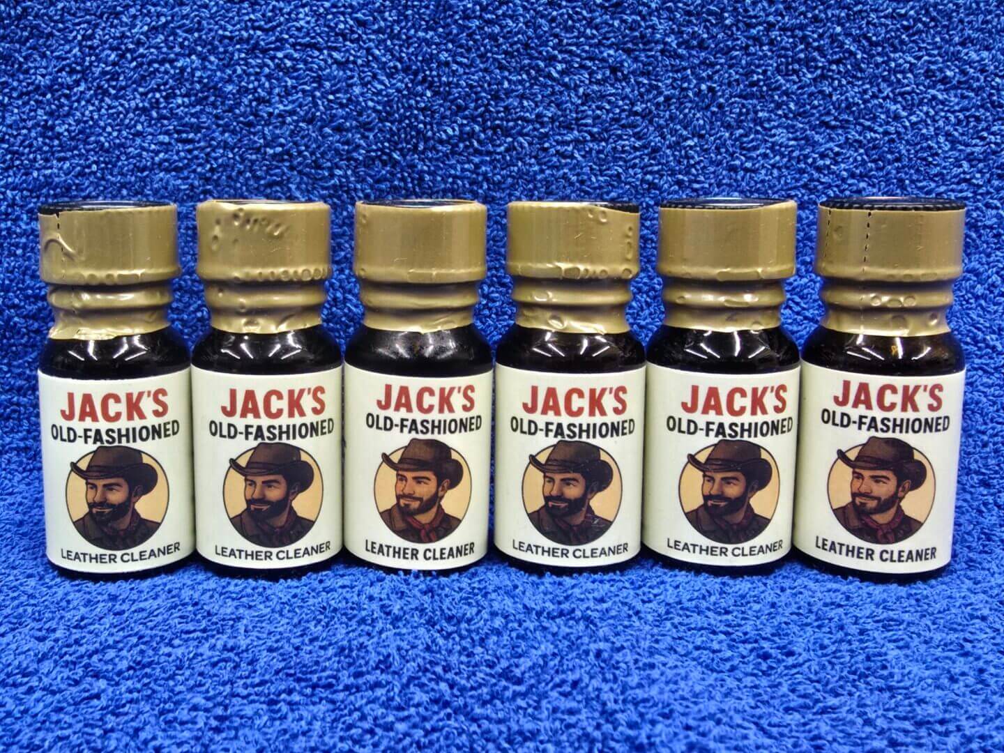 10ml 6 pack Jack's Old-Fashioned Leather Cleaner