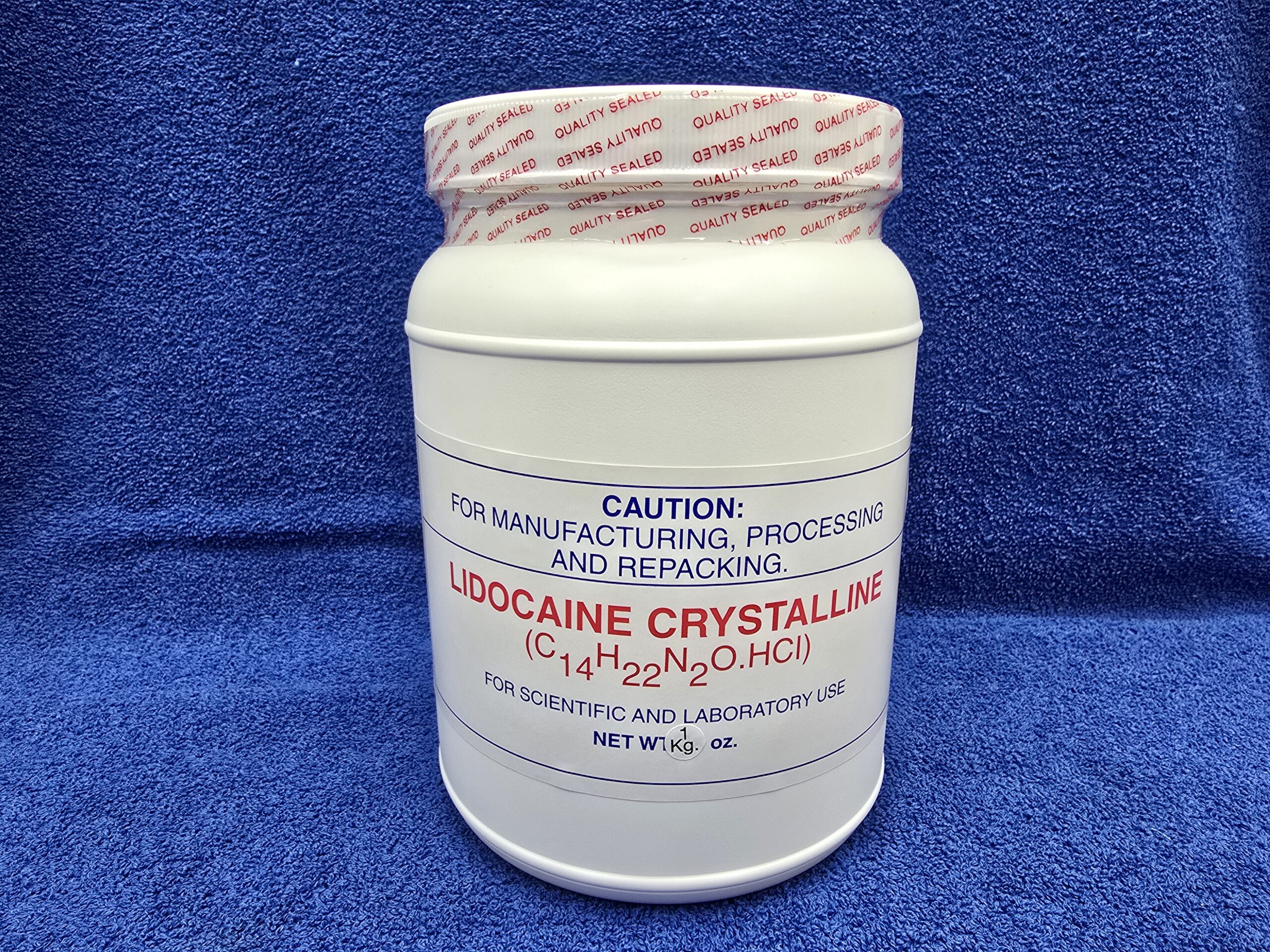 Lidocaine Crystalline Kilo